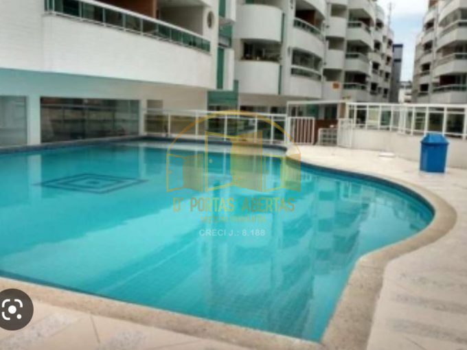 Dportas Abertas Imóveis Cabo Frio RJ - Excelente apartamento com 02 dormitórios, área de lazer com piscina, à venda, 65 m² por R$ 480.000,00 - Centro - Cabo Frio/RJ
